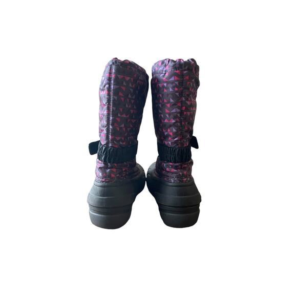 SOREL Flurry Weather Resistant Snow Boots Big Kid Size 7 Fuchsia Black - Picture 7 of 7